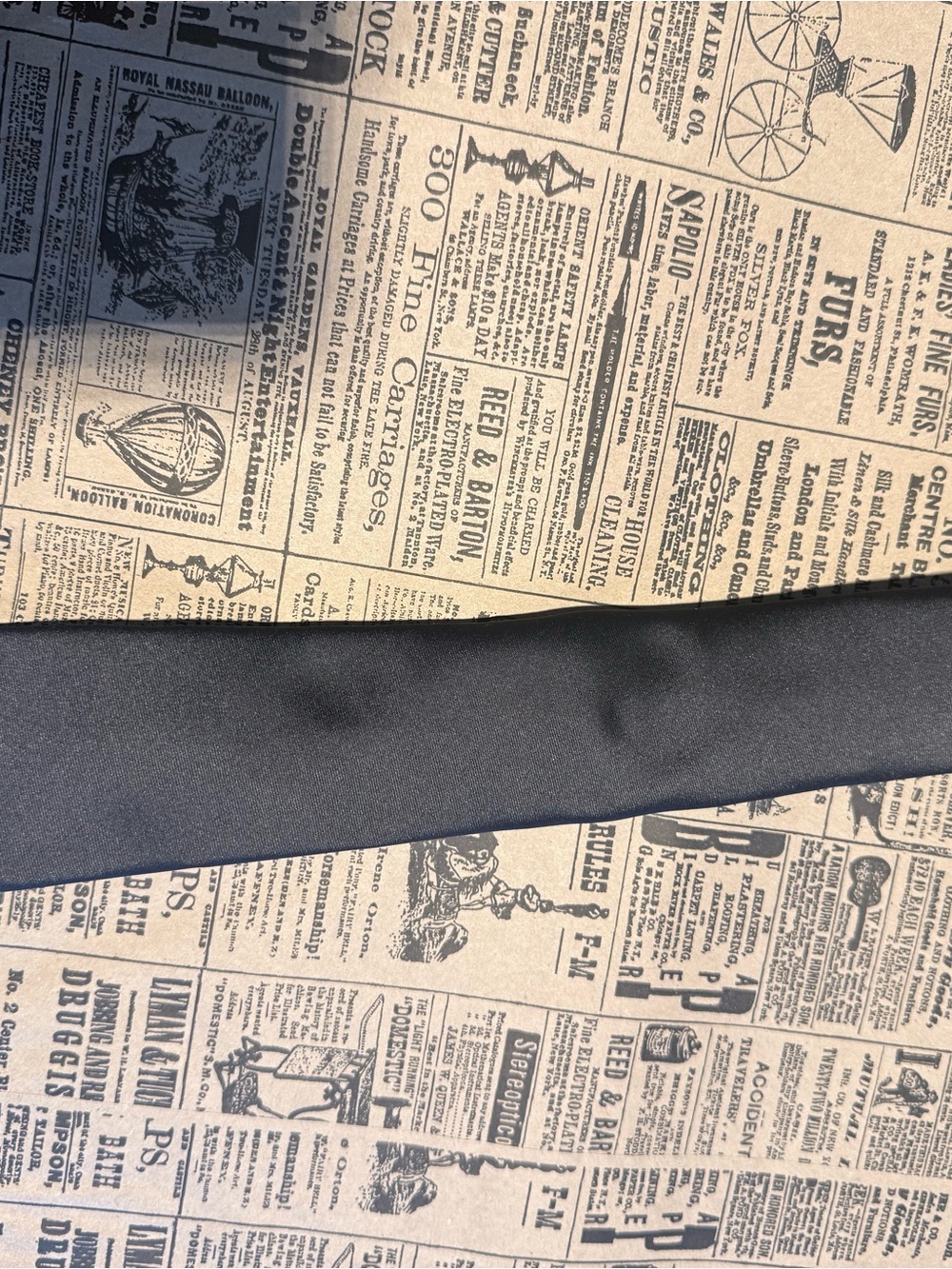 Silver Jeans Solid Black Men's Necktie